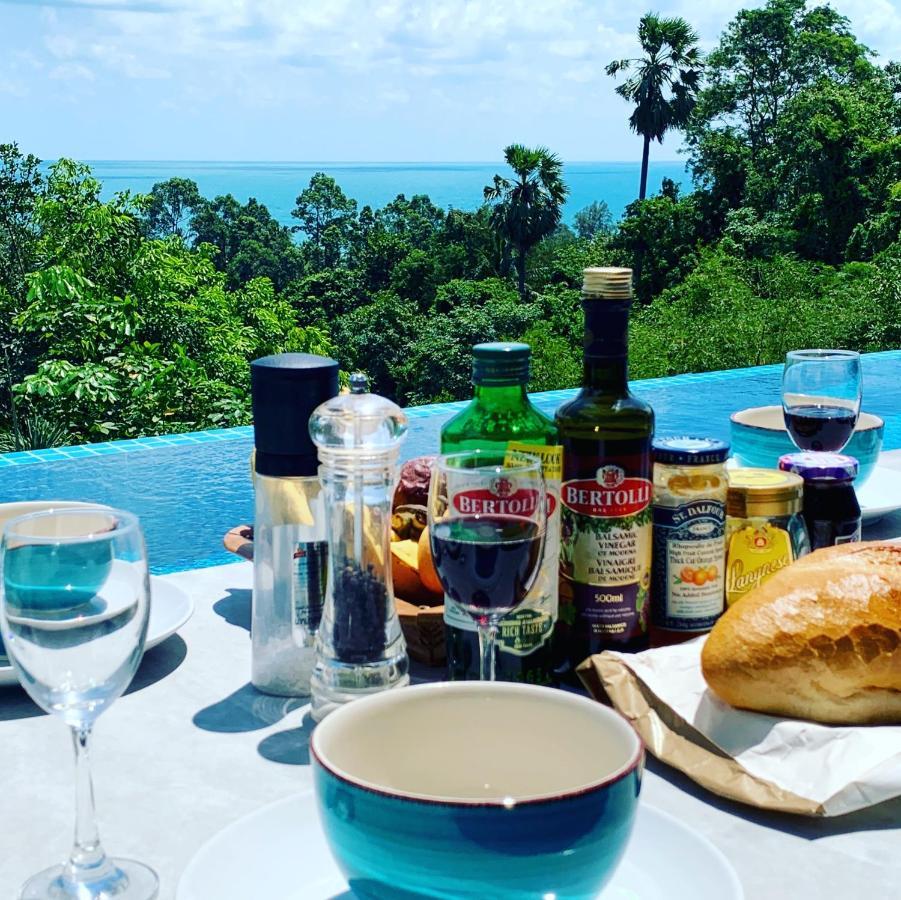 Ko Samui Seaview Pool Villa Seren With Car Laem Set Beach Екстериор снимка