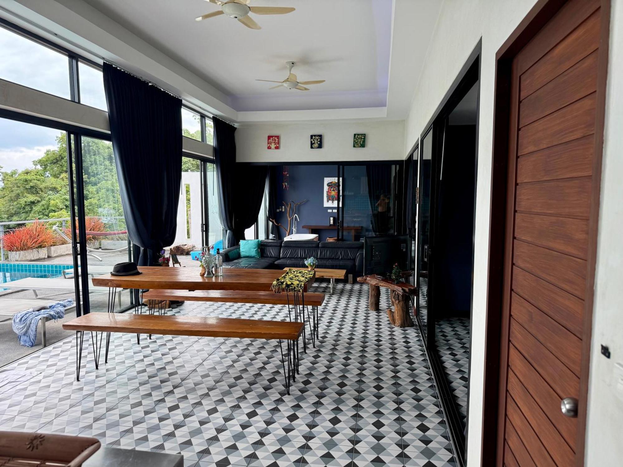 Ko Samui Seaview Pool Villa Seren With Car Laem Set Beach Екстериор снимка
