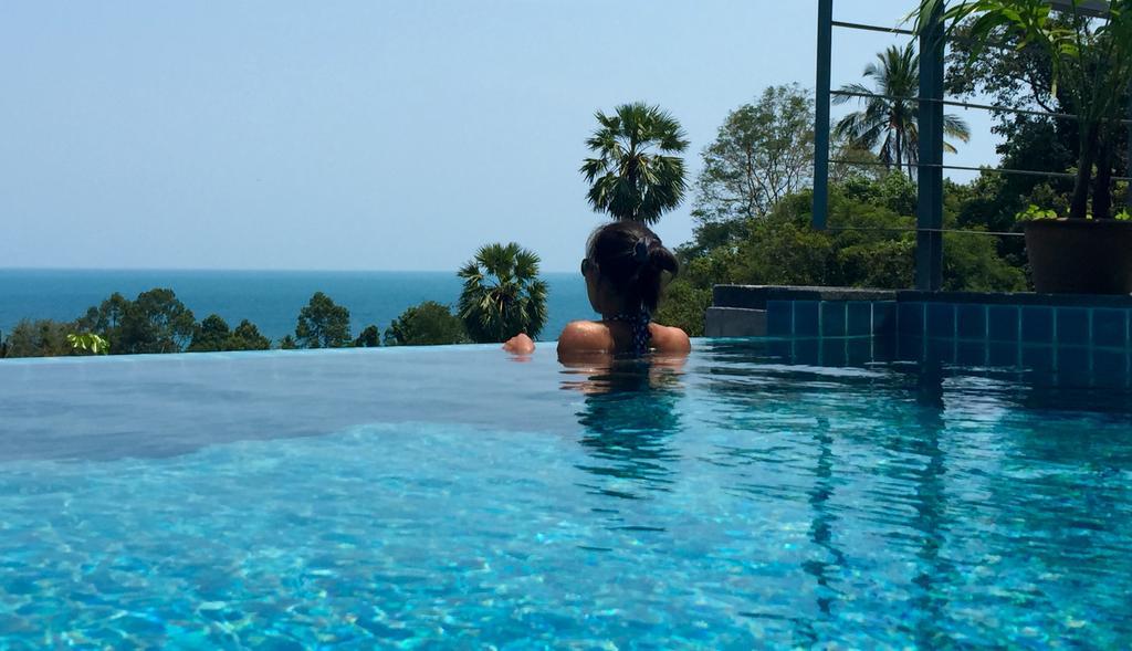 Ko Samui Seaview Pool Villa Seren With Car Laem Set Beach Стая снимка