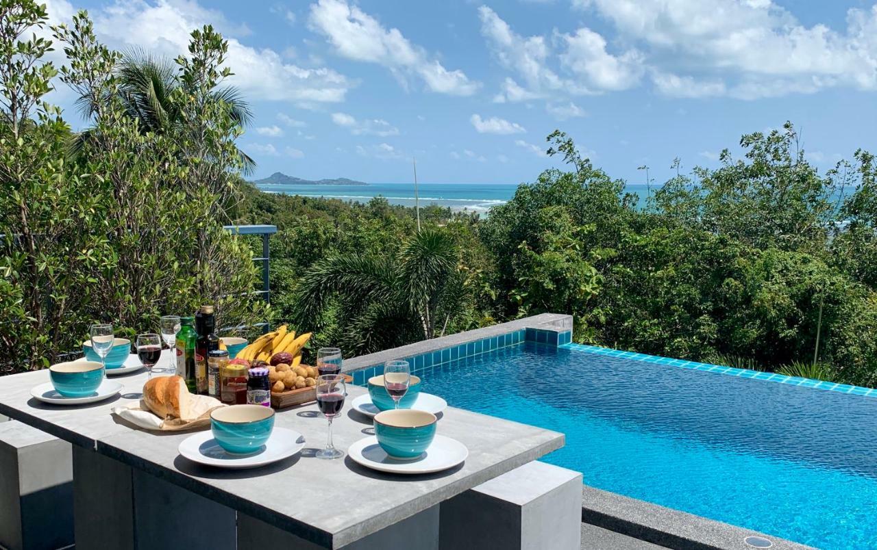 Ko Samui Seaview Pool Villa Seren With Car Laem Set Beach Екстериор снимка