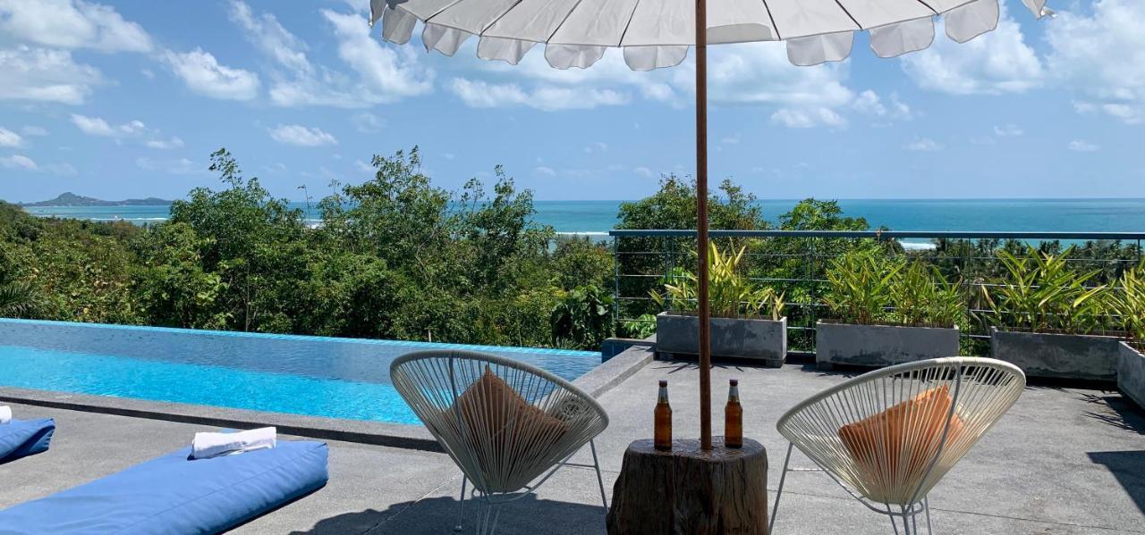 Ko Samui Seaview Pool Villa Seren With Car Laem Set Beach Екстериор снимка
